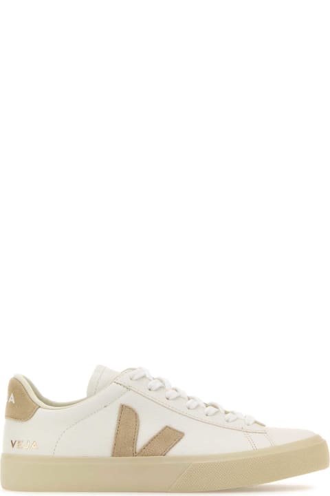 ウィメンズ Vejaのスニーカー Veja White Chromefree Leather Campo Sneakers