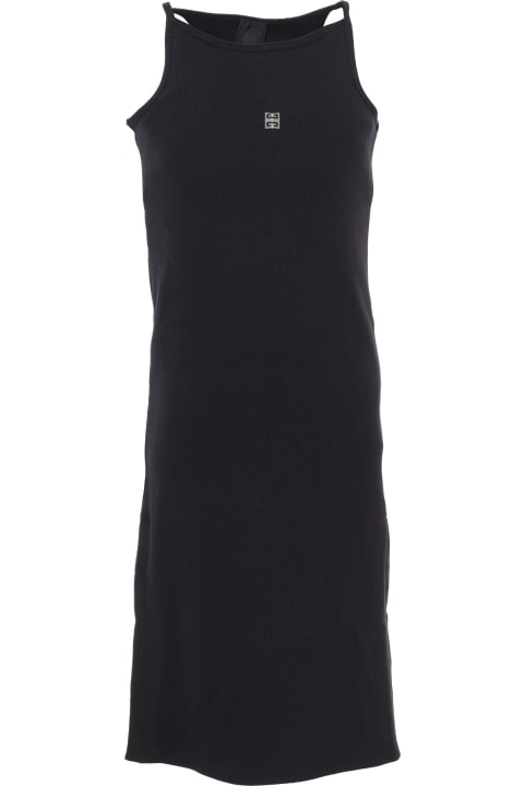 Givenchy for Girls Givenchy Black Dress With Logo