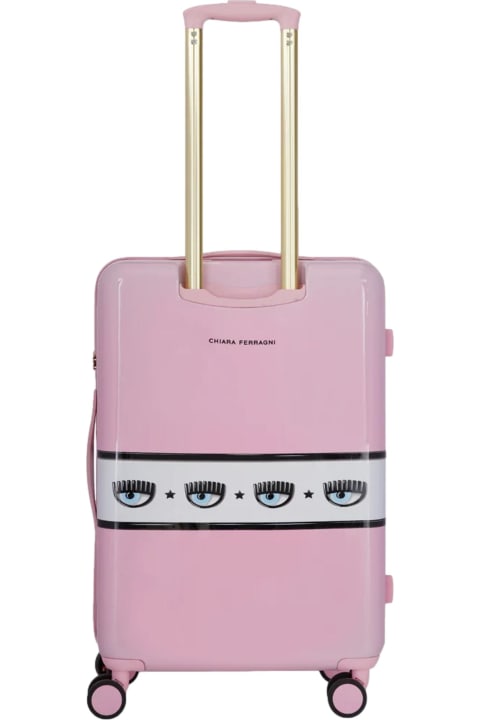 ウィメンズ Chiara Ferragniのトラベルバッグ Chiara Ferragni Chiara Ferragni Suitcases Pink