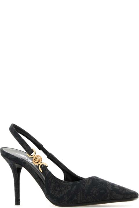 Versace High-Heeled Shoes for Women Versace Jacquard Medusa 95 Barocco Pumps