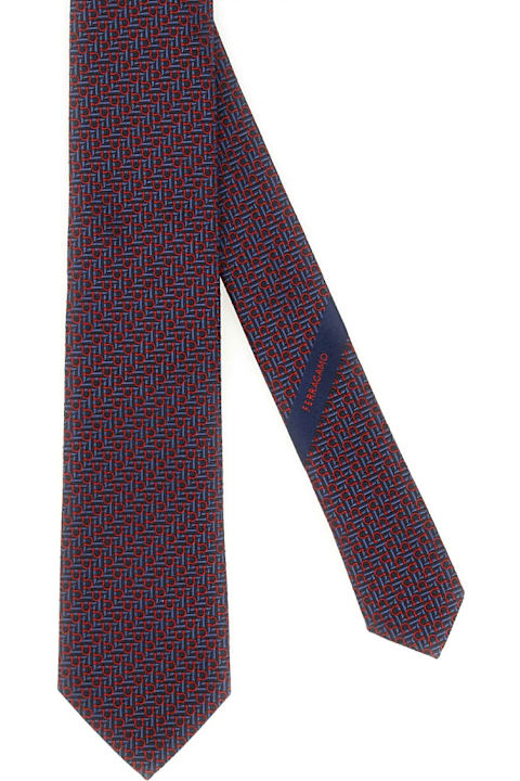 Ferragamo Ties for Men Ferragamo Silk Tie