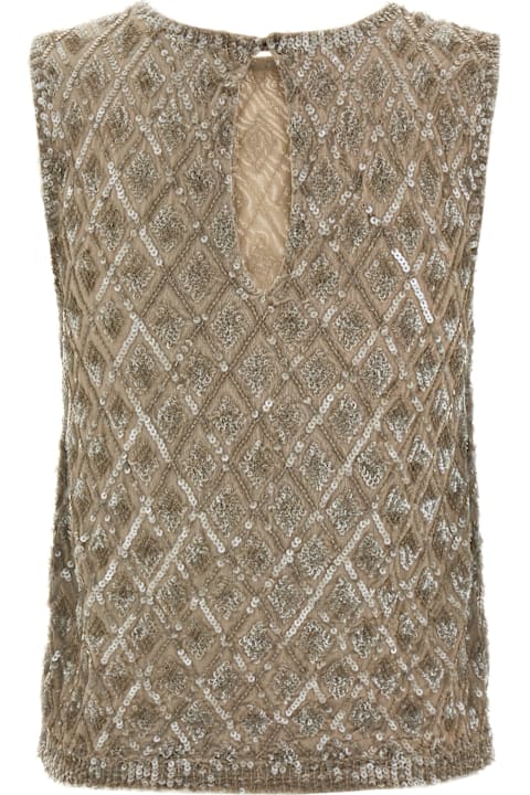 Parosh for Kids Parosh 'gild' Blouse