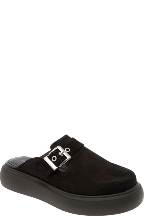 Vagabond for Men Vagabond 'blenda' Mules With A Buckle In Leather Woman