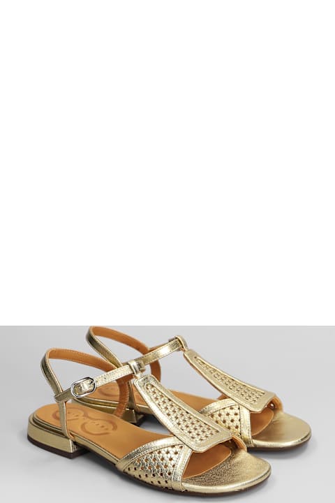 Chie Mihara Shoes for Women Chie Mihara Slipper-mule In Gold Leather