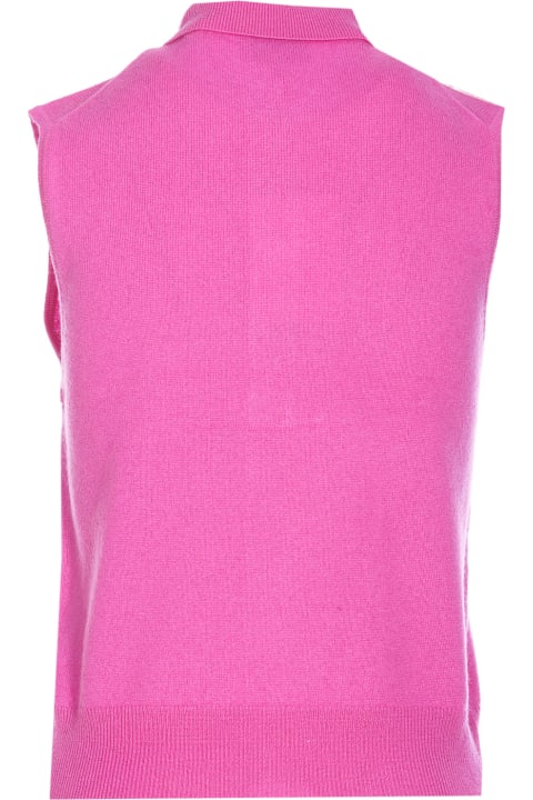 Ganni Topwear for Women Ganni Cashmere Polo Vest