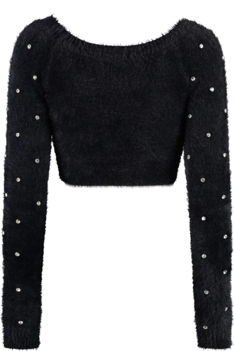 Sweaters for Women Philosophy di Lorenzo Serafini Knitted Crop Top