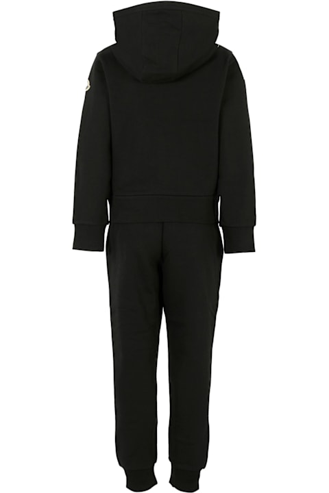 Homeware Moncler Black Suit For Boy With Logo