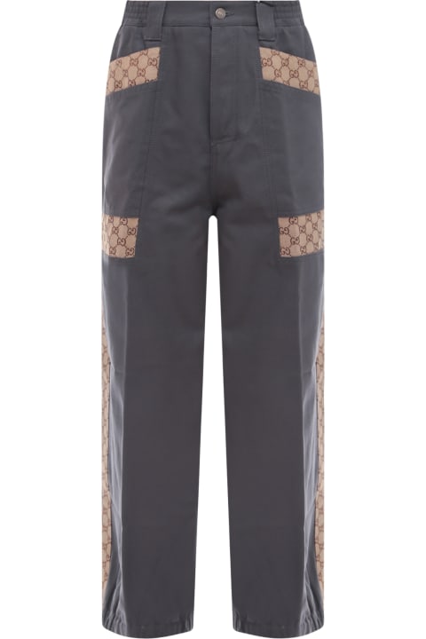 Gucci Clothing for Men Gucci Cotton Gg Cargo Pants