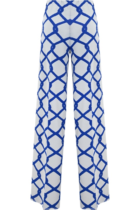 Liviana Conti Pants & Shorts for Women Liviana Conti Pants With Mesh Design