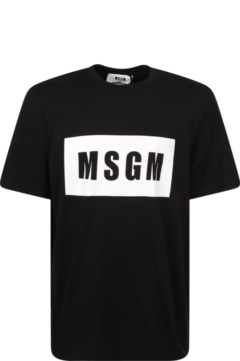 MSGM Topwear for Men MSGM Branded T-shirt