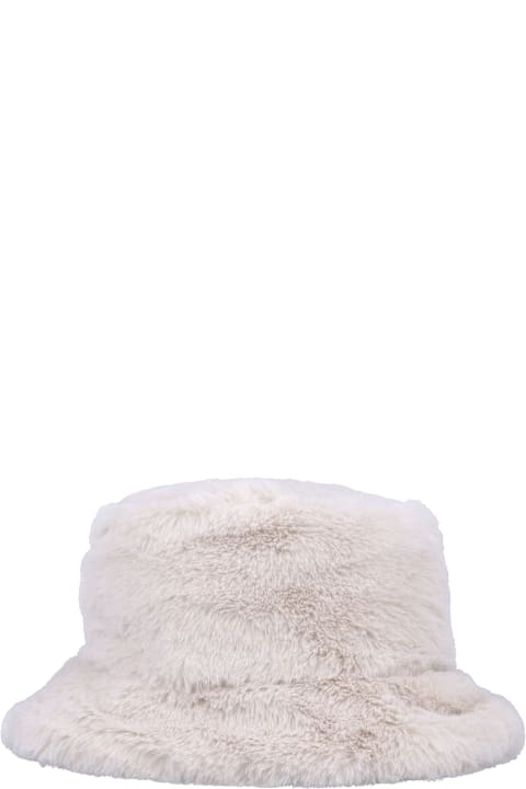 Il Gufo إكسسورات وهدايا لـ بنات Il Gufo Kid - Eco-fur Bucket Hat