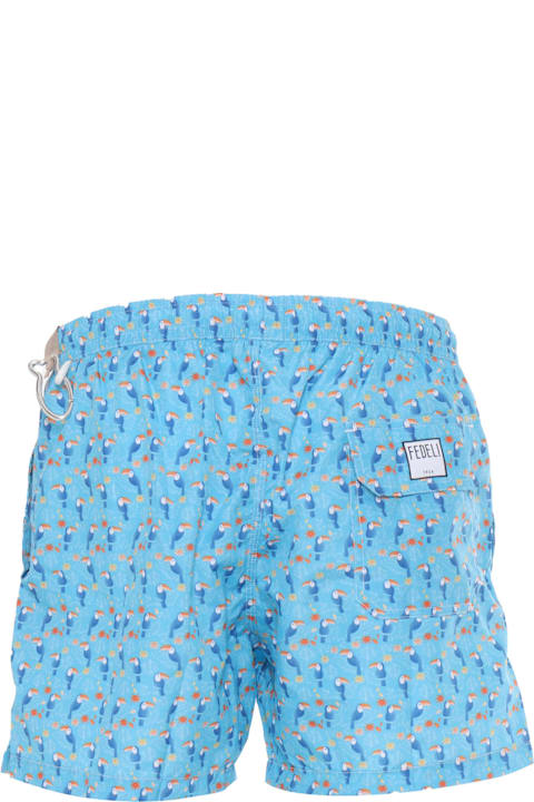 Fedeli Swimwear for Men Fedeli Swim Trousers Woven Fabric Man