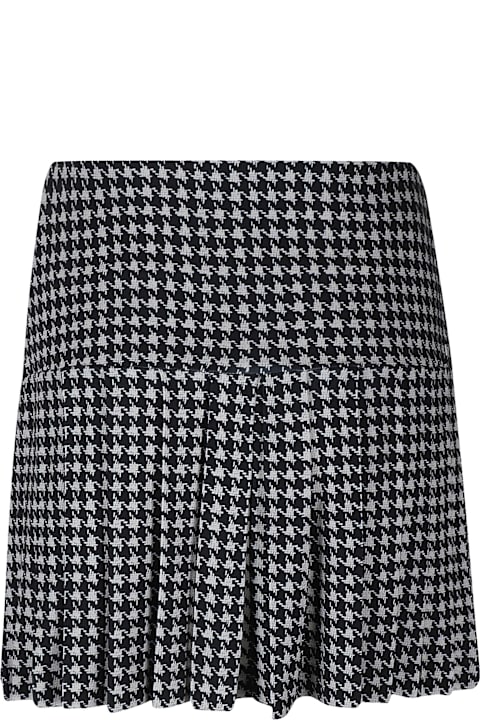 Norma Kamali Skirts for Women Norma Kamali Printed Pleated Short Skirt