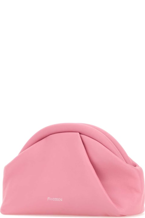 J.W. Anderson Clutches for Women J.W. Anderson Pink Leather The Bumper Clutch