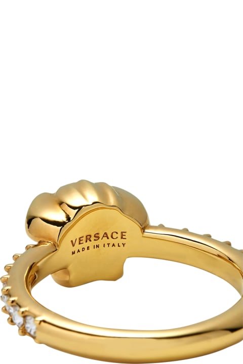 Versace خواتم لـ السيدات Versace Ring With Medusa Face