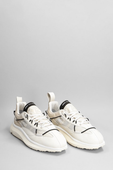Shiku Run Sneakers In Beige Leather