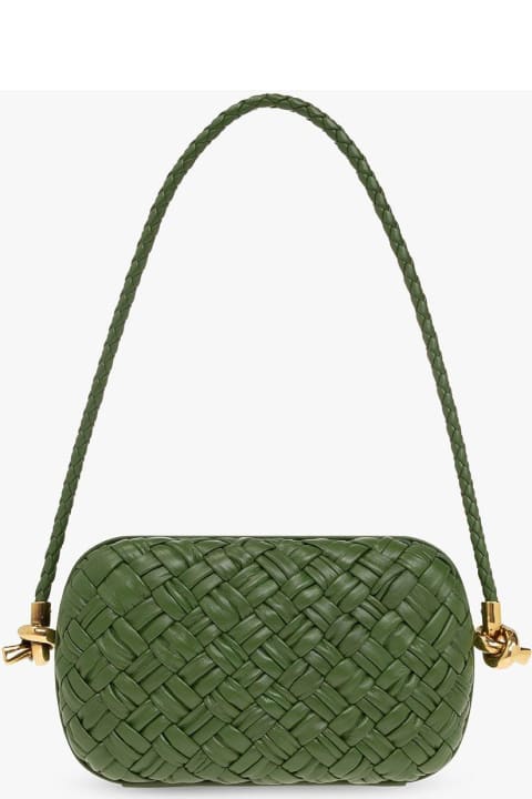 Bottega Veneta Shoulder Bags for Women Bottega Veneta Knot Intreccio Small Shoulder Bag