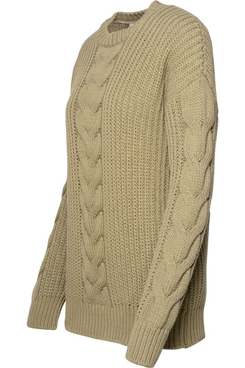 Max Mara Sweaters for Women Max Mara Green Cotton Sweater
