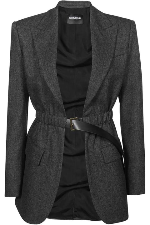 Dondup Coats & Jackets for Women Dondup Belted Waist Blazer