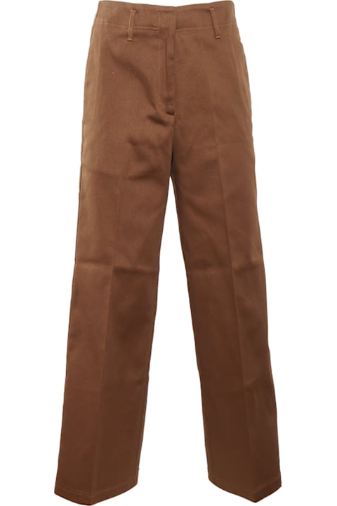 Homeware Forte_Forte Heavy Cotton Cover Stright Leg Trousers