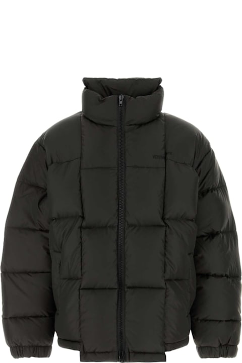 VETEMENTS for Kids VETEMENTS Dark Brown Polyester Down Jacket