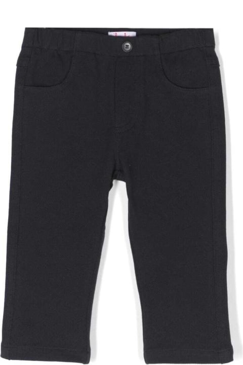 Il Gufo Bottoms for Baby Boys Il Gufo Black Pants In Cotton Baby