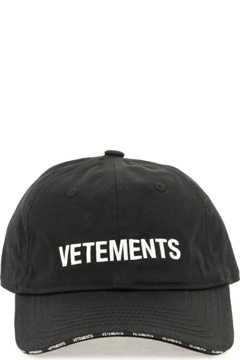 VETEMENTS Coats & Jackets for Men VETEMENTS Baseball Cap With Embroidered Logo