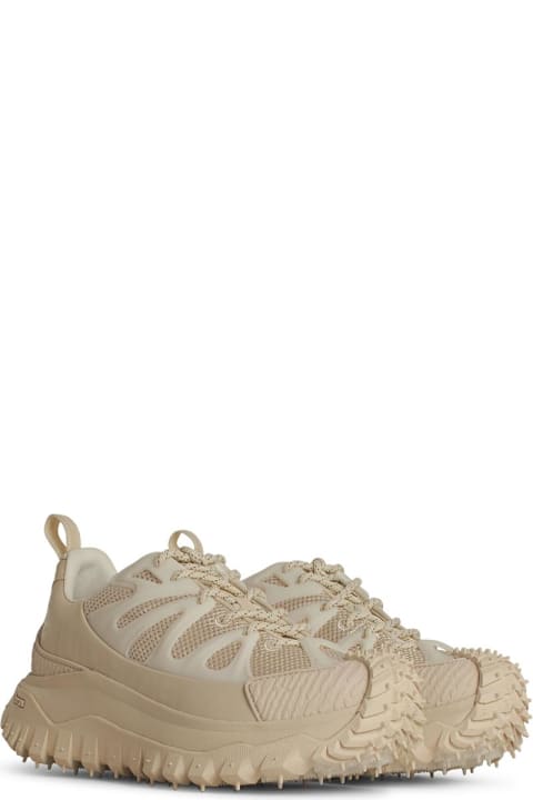 Moncler Sneakers for Women Moncler 'trailgrip' Beige Polyamide Sneakers