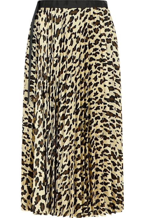 Sacai for Women Sacai Beige Polyester Skirt