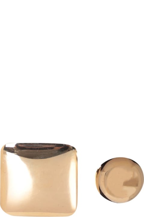 Jewelry Sale for Women Jacquemus Les Rond Carre Gold Earrings