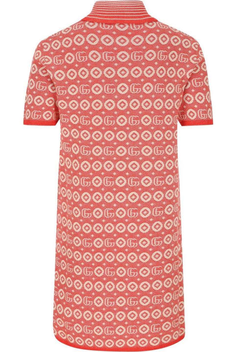 Gucci for Girls Gucci Monogram Short-sleeved Dress