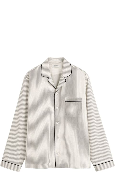 Tekla for Men Tekla Striped Pajama Shirt