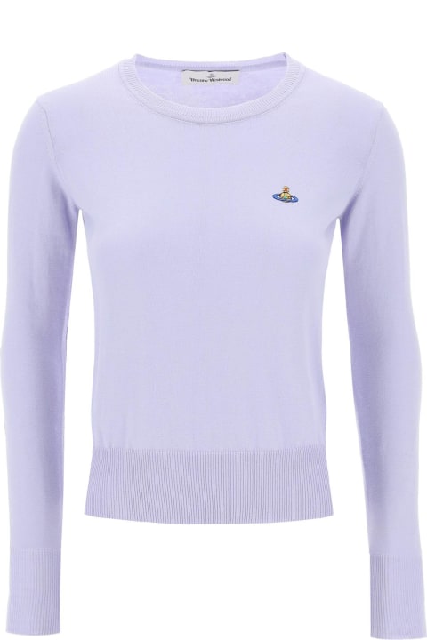Vivienne Westwood Sweaters for Women Vivienne Westwood Embroidered Logo Pullover