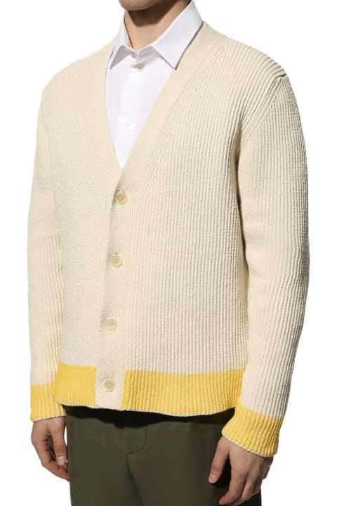 Jacquemus Sweaters for Men Jacquemus Le Cardigan Limone Cardigan