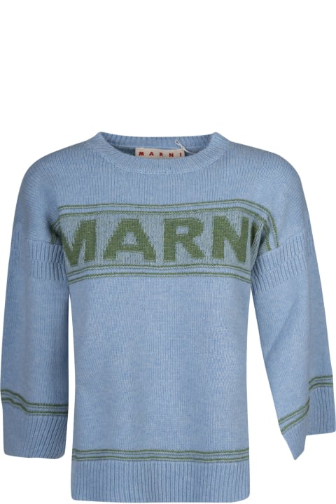 Fashion for Women Marni Logo Detail Rib Knit Sweater