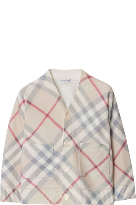 Burberry Sweaters & Sweatshirts for Boys Burberry Kg5 Ashmore Check