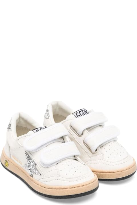 آخر صيحات الموضة من بنات Golden Goose Ballstar Strap Nappa Upper Glitter Star And Heel