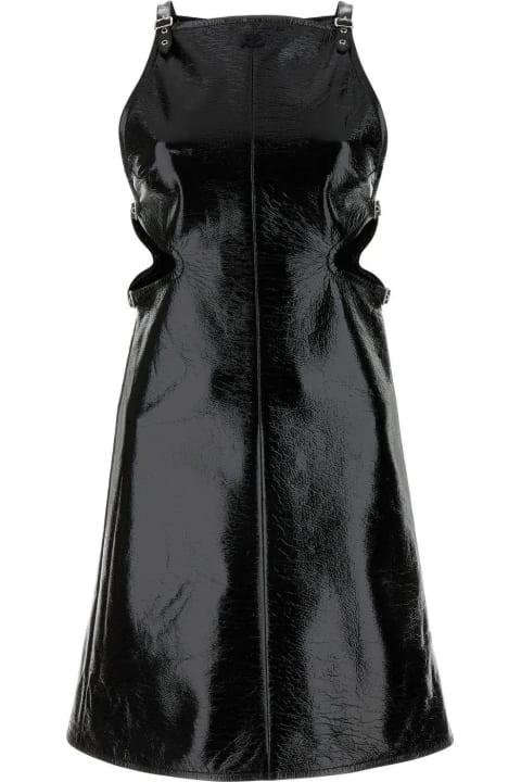 Courrèges for Women Courrèges Black Vinyl Mini Dress