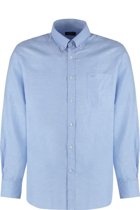 Homeware Paul&Shark Linen And Cotton Shirt