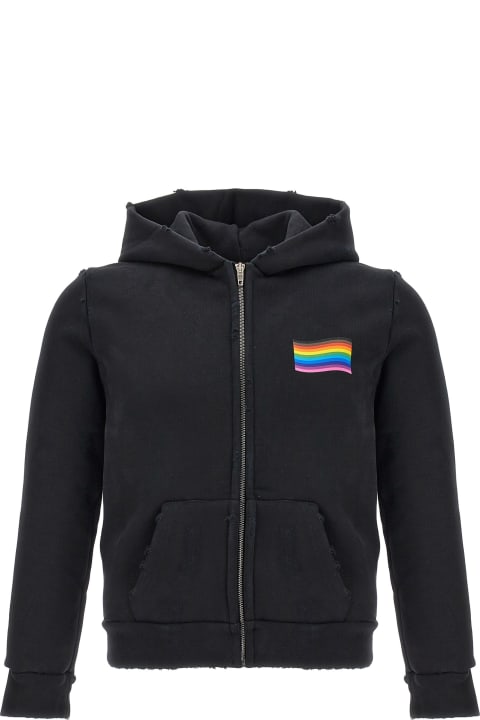 Fleeces & Tracksuits for Men Balenciaga Rainbow Print Hoodie