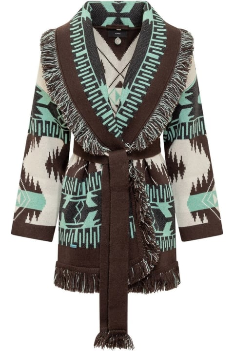 Coats & Jackets for Women Alanui Jacquard Cashmere Cardigan