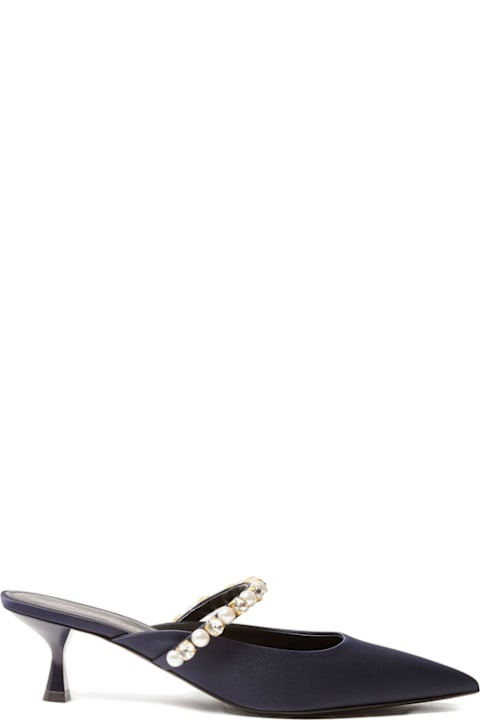 Stella McCartney Elsa Pearl And Crystal Mules