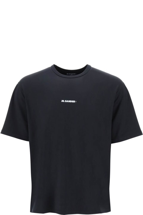 Jil Sander Topwear for Men Jil Sander Technical Fabric Crew-neck T-shirt
