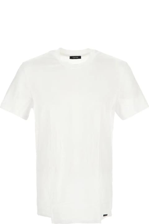 メンズ トップス Tom Ford Crewneck T-shirt