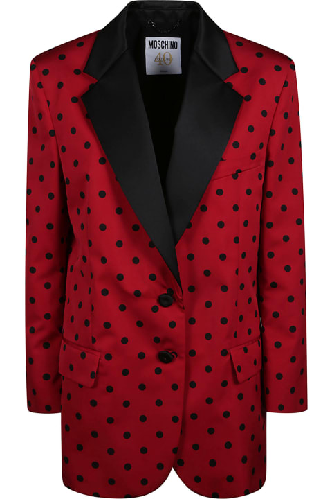 Moschino Coats & Jackets for Women Moschino Dotted Print Skirt