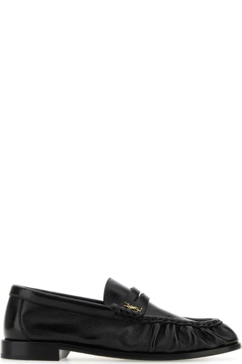 Sale for Women Saint Laurent Black Leather Le Loafer Loafers