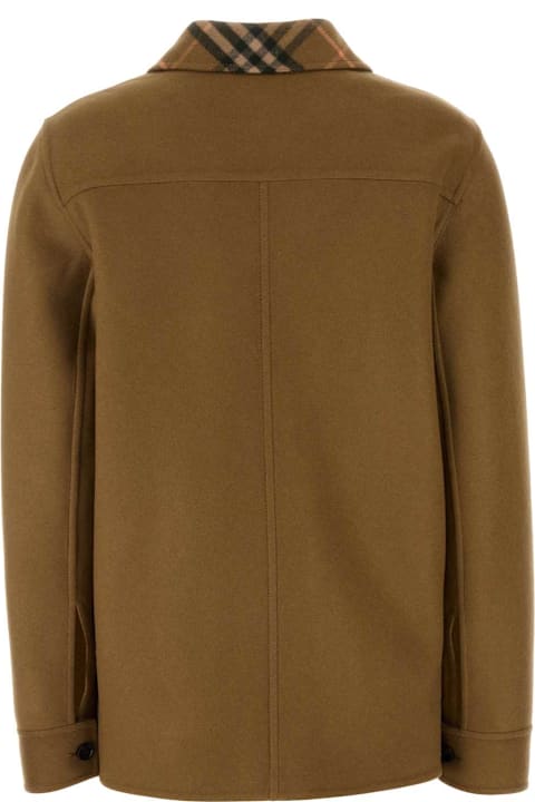 Homeware Burberry Biscuit Wool Coat