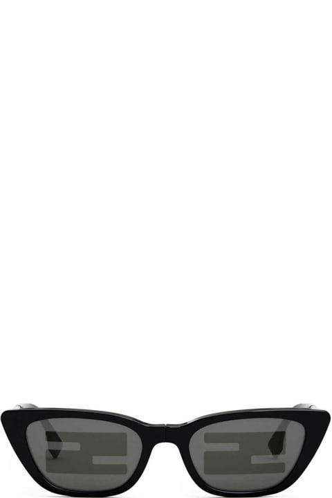Fendi Eyewear Eyewear for Men Fendi Eyewear Fe40089i Black Sunglasses