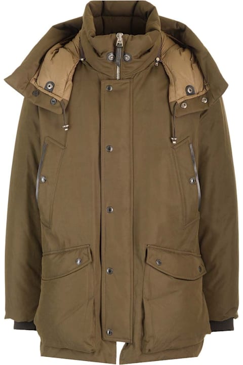 Tom Ford لـ Men Tom Ford Military Green Parka