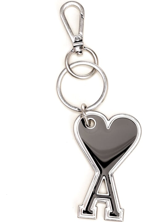 سلاسل مفاتيح لـ السيدات Ami Alexandre Mattiussi Keychain With Logo